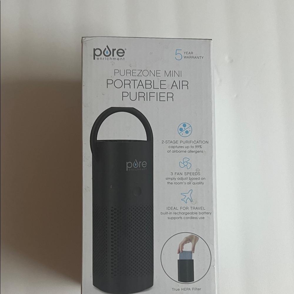 Black Portable Air Purifier